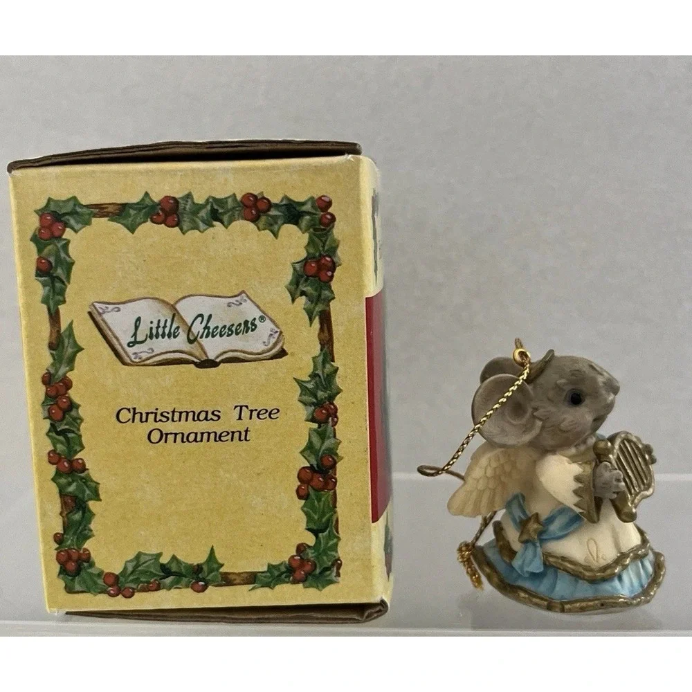 Ganz Little Cheesers 1994/1995 #05428 Harps Of Gold VTG‎ Ornament - RARE